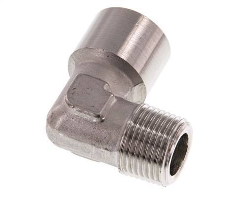 G 3/8'' x R 3/8'' F/M Stainless steel 90 deg Elbow Fitting 150 Bar