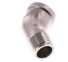 Rp 1/2'' x R 1/2'' F/M Stainless steel 45 deg Elbow Fitting 16 Bar