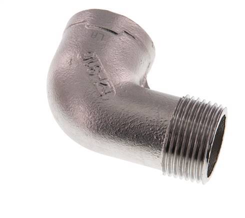 Rp 1'' x R 1'' F/M Stainless steel 90 deg Elbow Fitting 10 Bar