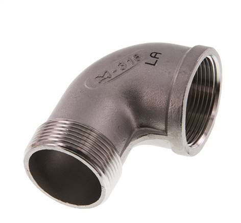 Rp 1 1/2'' x R 1 1/2'' F/M Stainless steel 90 deg Elbow Fitting 16 Bar
