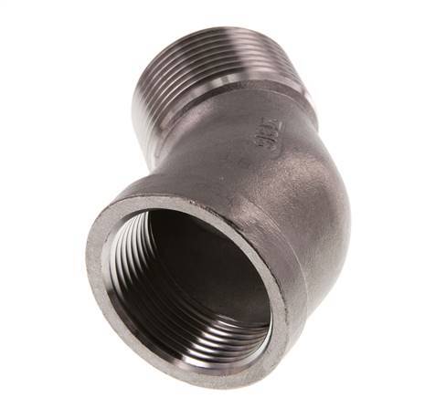 Rp 1 1/4'' x R 1 1/4'' F/M Stainless steel 45 deg Elbow Fitting 16 Bar