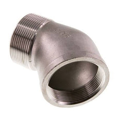Rp 2'' x R 2'' F/M Stainless steel 45 deg Elbow Fitting 16 Bar
