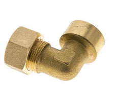G 3/4'' x 18mm Brass 90 deg Elbow Compression Fitting 67 Bar DIN EN 1254-2