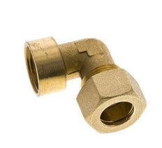 G 3/4'' x 18mm Brass 90 deg Elbow Compression Fitting 67 Bar DIN EN 1254-2