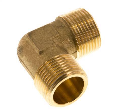 R 3/4'' Male Brass 90 deg Elbow Fitting 16 Bar