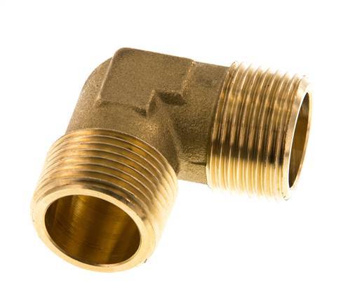 R 3/4'' Male Brass 90 deg Elbow Fitting 16 Bar
