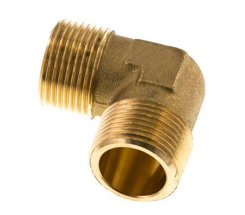 R 3/4'' Male Brass 90 deg Elbow Fitting 16 Bar
