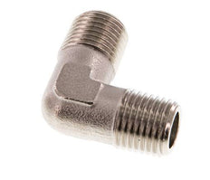 R 1/4'' Male Nickel plated Brass 90 deg Elbow Fitting 16 Bar [2 Pieces]