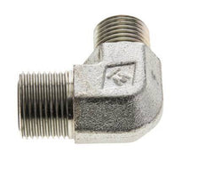 UN 13/16''-16 x UN 11/16''-16 Male Zinc plated Steel 90 deg Elbow Fitting ORFS 630 Bar - Hydraulic