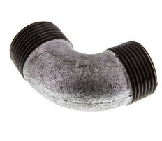 R 1'' Male Zinc plated Cast iron 90 deg Elbow Fitting 25 Bar