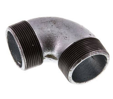 R 2'' Male Zinc plated Cast iron 90 deg Elbow Fitting 25 Bar