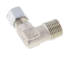 R 1/2'' Male x 10L Zinc plated Steel 90 deg Elbow Fitting 315 Bar DIN 2353