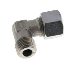 R 1/2'' Male x 14S Zinc plated Steel 90 deg Elbow Fitting 630 Bar DIN 2353