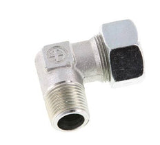 R 1/2'' Male x 18L Zinc plated Steel 90 deg Elbow Fitting 315 Bar DIN 2353