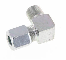 R 1/8'' Male x 6LL Zinc plated Steel 90 deg Elbow Fitting 100 Bar DIN 2353