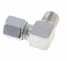 R 1/8'' Male x 6LL Zinc plated Steel 90 deg Elbow Fitting 100 Bar DIN 2353