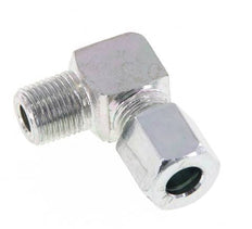 R 1/8'' Male x 6LL Zinc plated Steel 90 deg Elbow Fitting 100 Bar DIN 2353