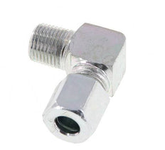 R 1/8'' Male x 6LL Zinc plated Steel 90 deg Elbow Fitting 100 Bar DIN 2353