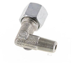 R 1/8'' Male x 8L Zinc plated Steel 90 deg Elbow Fitting 315 Bar DIN 2353