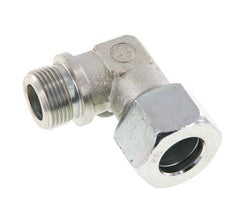 G 3/4'' Male x 20S Zinc plated Steel 90 deg Elbow Fitting 400 Bar DIN 2353