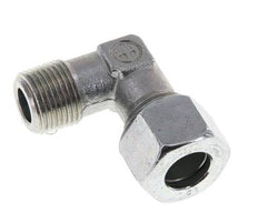 R 3/8'' Male x 12L Zinc plated Steel 90 deg Elbow Fitting 315 Bar DIN 2353