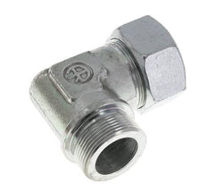 G 1 1/2'' Male x 38S Zinc plated Steel 90 deg Elbow Fitting 315 Bar DIN 2353