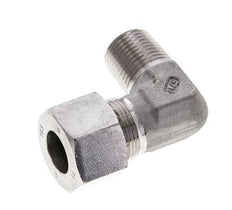 1/2'' NPT Male x 16S Stainless steel 90 deg Elbow Cutting ring 400 Bar DIN 2353