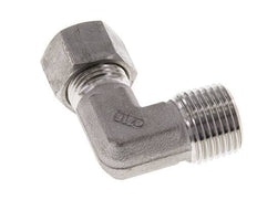 R 1/2'' Male x 12L Stainless steel 90 deg Elbow Fitting 315 Bar DIN 2353