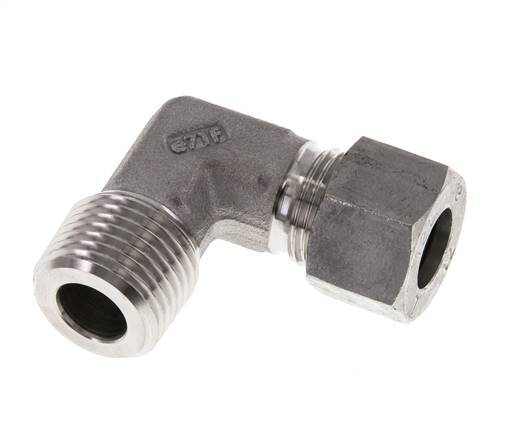 R 1/2'' Male x 12L Stainless steel 90 deg Elbow Fitting 315 Bar DIN 2353