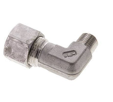 1/4'' NPT Male x 12S Stainless steel 90 deg Elbow Cutting ring 630 Bar DIN 2353