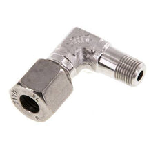 R 1/8'' Male x 8L Stainless steel 90 deg Elbow Fitting 315 Bar DIN 2353