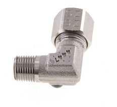 R 1/8'' Male x 8LL Stainless steel 90 deg Elbow Fitting 100 Bar DIN 2353