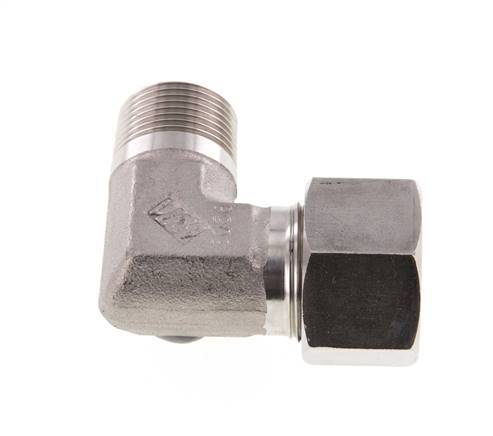 G 3/4'' Male x 20S Stainless steel 90 deg Elbow Fitting 400 Bar DIN 2353