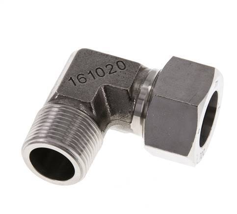 G 3/4'' Male x 22L Stainless steel 90 deg Elbow Fitting 160 Bar DIN 2353