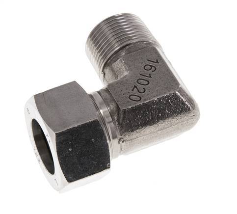 G 3/4'' Male x 22L Stainless steel 90 deg Elbow Fitting 160 Bar DIN 2353