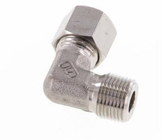 R 3/8'' Male x 10L Stainless steel 90 deg Elbow Fitting 315 Bar DIN 2353
