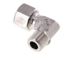 R 3/8'' Male x 12L Stainless steel 90 deg Elbow Fitting 315 Bar DIN 2353