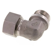G 1 1/4'' Male x 30S Stainless steel 90 deg Elbow Fitting 400 Bar DIN 2353