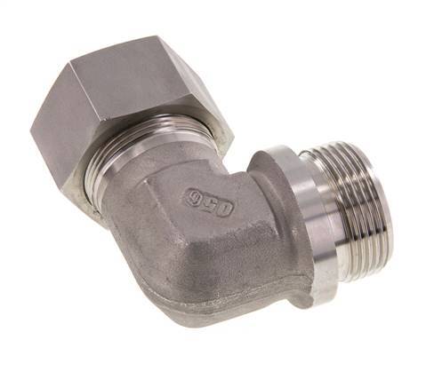 G 1 1/4'' Male x 30S Stainless steel 90 deg Elbow Fitting 400 Bar DIN 2353