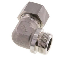G 1 1/4'' Male x 30S Stainless steel 90 deg Elbow Fitting 400 Bar DIN 2353