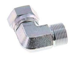 G 3/4'' M/F Zinc plated Steel 90 deg Elbow Fitting 175 Bar - Hydraulic