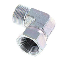 G 3/4'' M/F Zinc plated Steel 90 deg Elbow Fitting 175 Bar - Hydraulic