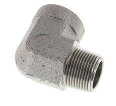 1'' NPT x 1'' NPT M/F Zinc plated Steel 90 deg Elbow Fitting 140 Bar - Hydraulic
