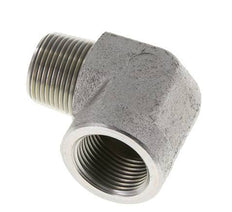 1'' NPT x 1'' NPT M/F Zinc plated Steel 90 deg Elbow Fitting 140 Bar - Hydraulic