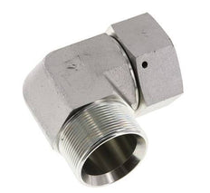 G 2'' M/F Zinc plated Steel 90 deg Elbow Fitting 75 Bar - Hydraulic
