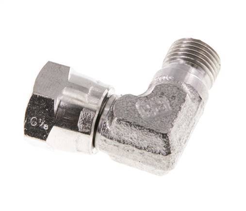 G 1/8'' M/F Stainless steel 90 deg Elbow Fitting 475 Bar - Hydraulic