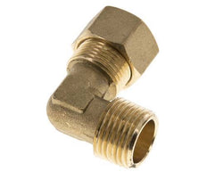 R 1/2'' Male x 14mm Brass 90 deg Elbow Compression Fitting 89 Bar DIN EN 1254-2