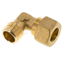 R 1/2'' Male x 16mm Brass 90 deg Elbow Compression Fitting 76 Bar DIN EN 1254-2