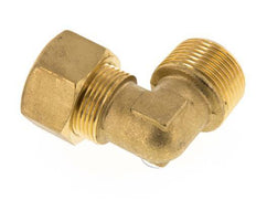 R 3/4'' Male x 18mm Brass 90 deg Elbow Compression Fitting 67 Bar DIN EN 1254-2