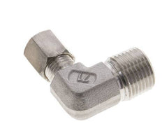 1/2'' NPT Male x 6S Stainless steel 90 deg Elbow Compression Fitting 630 Bar DIN 2353